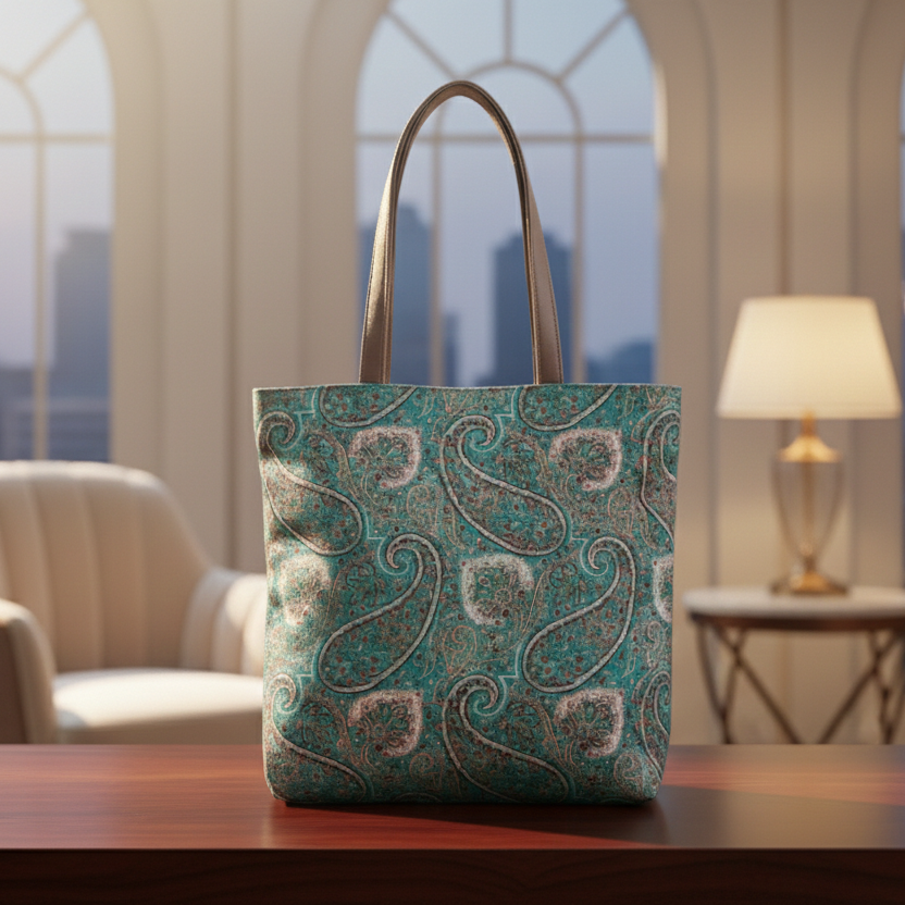 Serene Paisley Tote
