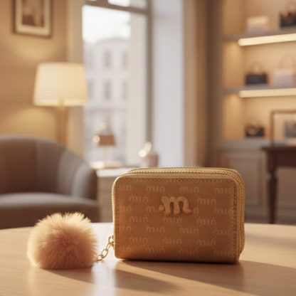 Signature Beige Wallet