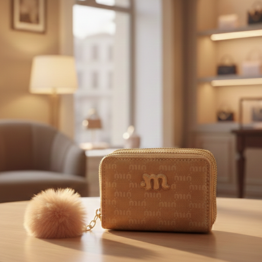 Signature Beige Wallet